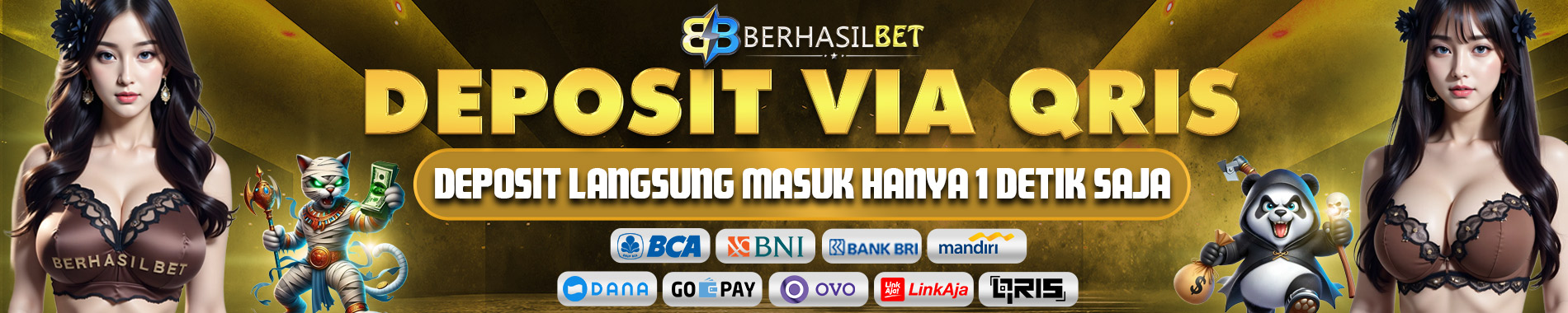 BERHASILBET MENERIMA PEMBAYARAN DEPOSIT QRIS AUTO PROSES